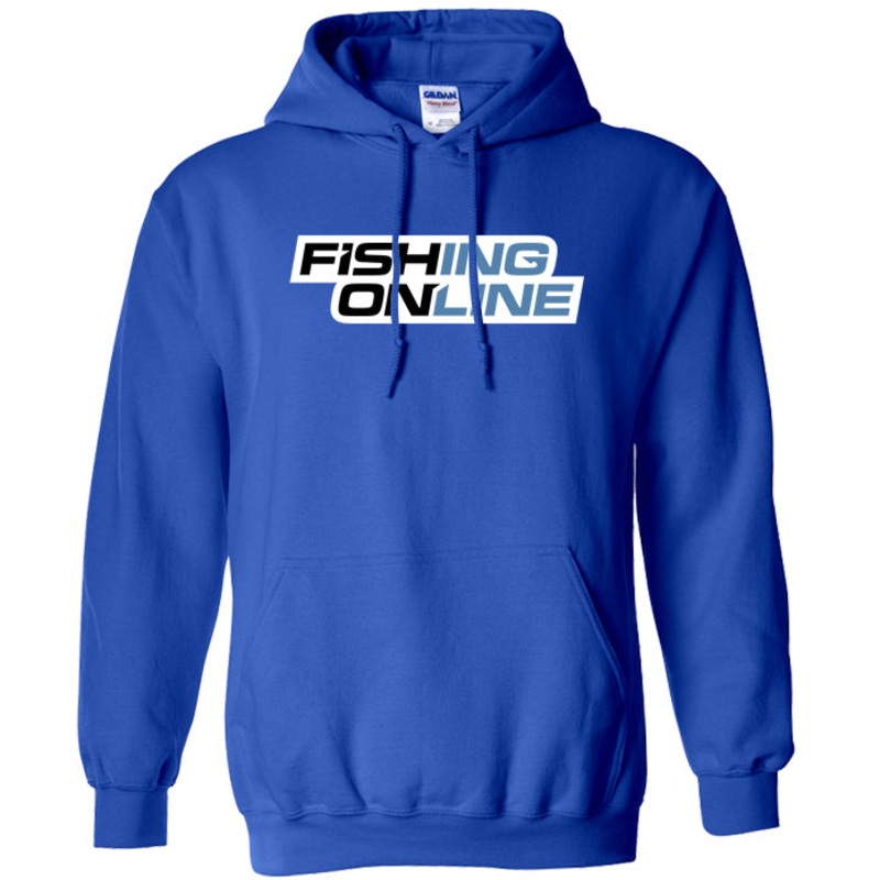 Fishing Online Logo Hoodie|S|M|Royal