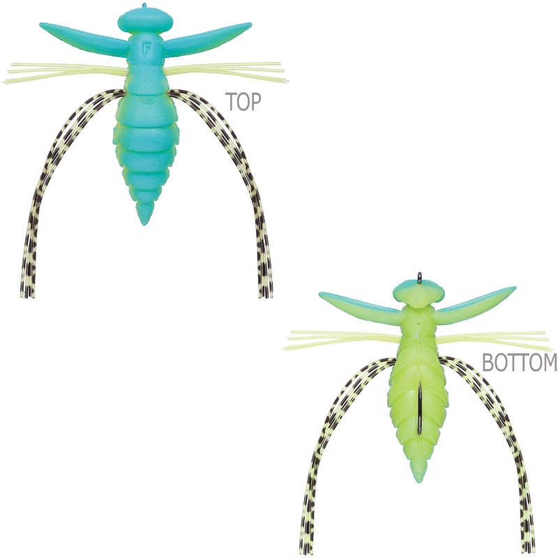 Evergreen Gizmo Floating Jig|Pearl White|Solid Black|Green Pumpkin|Frog|Cotton Candy|Blue Back Chartreuse