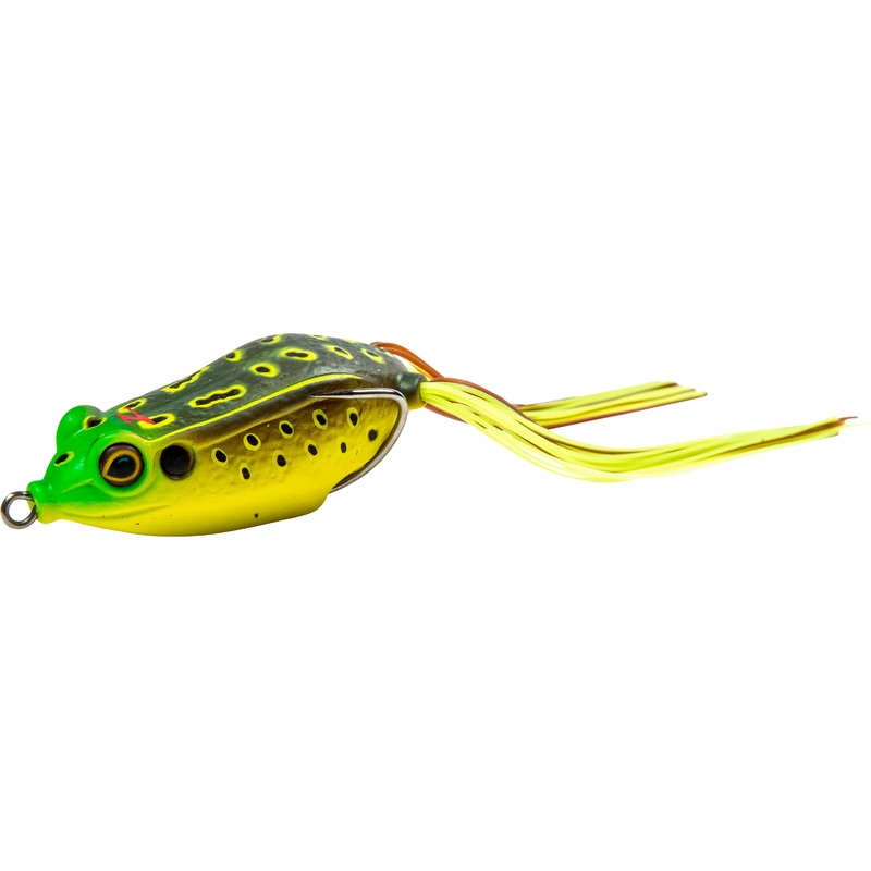 Z-Man Leap FrogZ Walking Frog|2.25″|2.75″|Green Leopard|Old School Frog