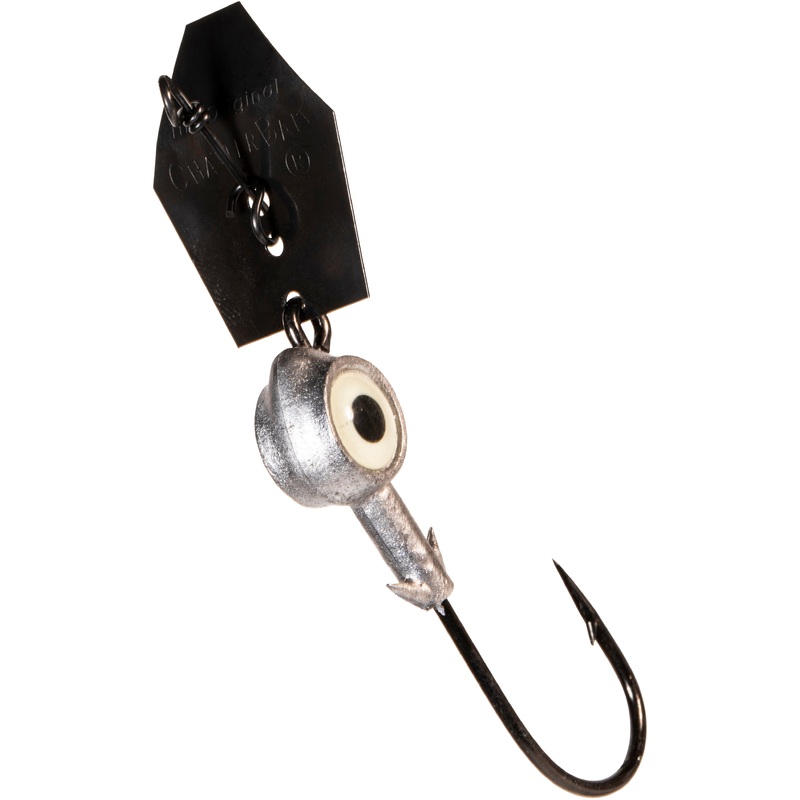 Z-Man Eye Strike Chatterbait|4/0 1/2 oz Gold (2 Pack)|4/0 1/2 oz Black (2 Pack)|4/0 1/4 oz Gold (2 Pack)|4/0 1/4 oz Black (2 Pack)|4/0 3/8 oz Black (2 Pack)|5/0 1/2 oz Black (2 Pack)|5/0 1/4 oz Silver (2 Pack)|5/0 1/4 oz Gold (2 Pack)|5/0 1/4 oz Black (2