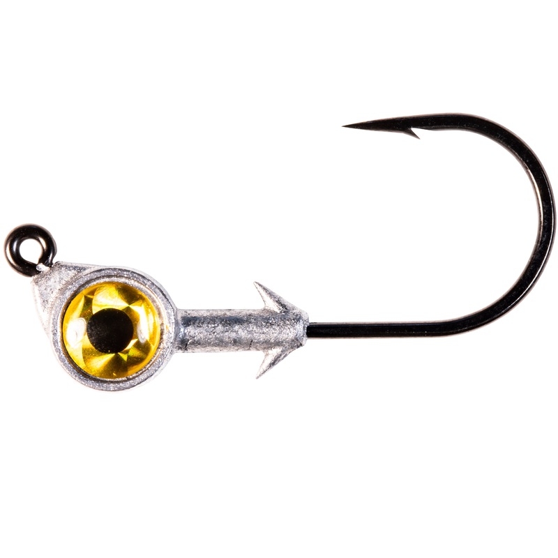 Z-Man Swimbait Eye Jigheads||3/0 1/4 oz Pearl||3/0 1/8 oz Gold||3/0 1/8 oz Pearl||3/0 3/16 oz Gold||3/0 3/16 oz Pearl||5/0 1/4 oz Gold