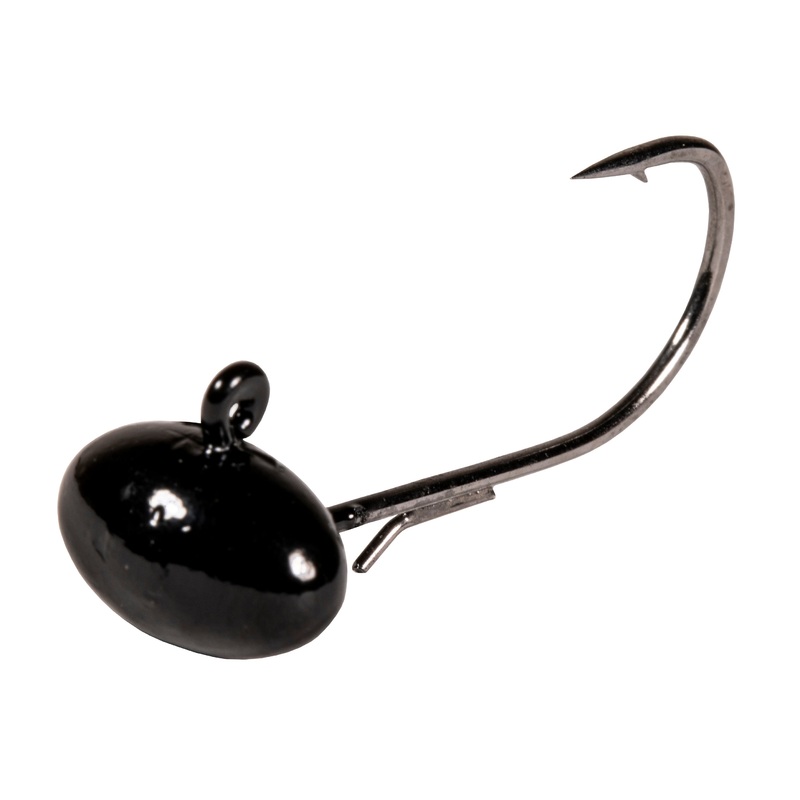 Z-Man Football NedZ Jighead|1/8 oz|3/16 oz|1/4 oz|Green Pumpkin|Black