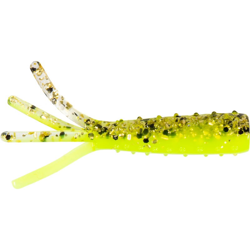 Z-Man Tiny TicklerZ|1.75″|Glow|Pink Glow|Smelt|Hot Snakes|Purple Death|Bumblebee|Firetreuse|Green Pumpkin|Green Pumpkin Orange|Space Guppy