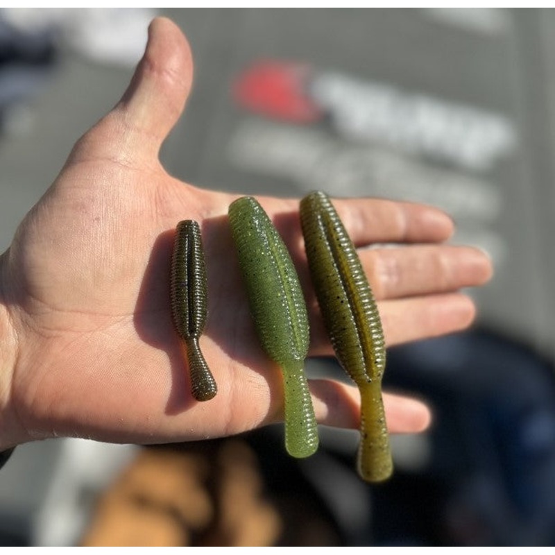 Yamamoto Baits Yamatanuki|2.5″|3.5″|4.25″|Black with Large Blue Flake|Watermelon with Black & Red Flake|Green Pumpkin with Black Flake|Baby Bass|Green Pumpkin Blue|Mimizu|Brown Purple Laminate|Dark Green Pumpkin with Amber Laminate|Black W/ Large Blue Fla