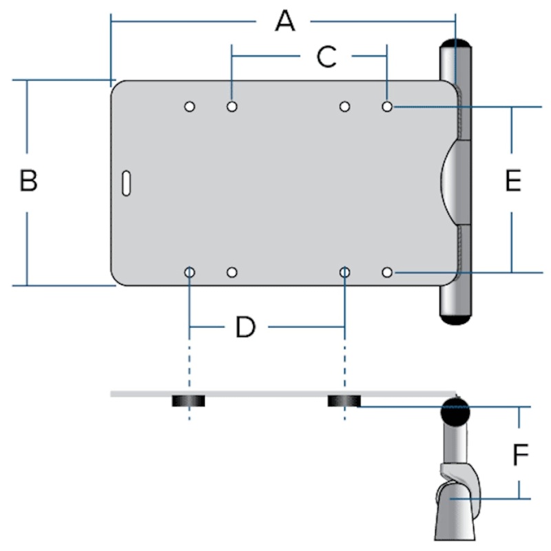 NRS Frame Flip Seat Mount