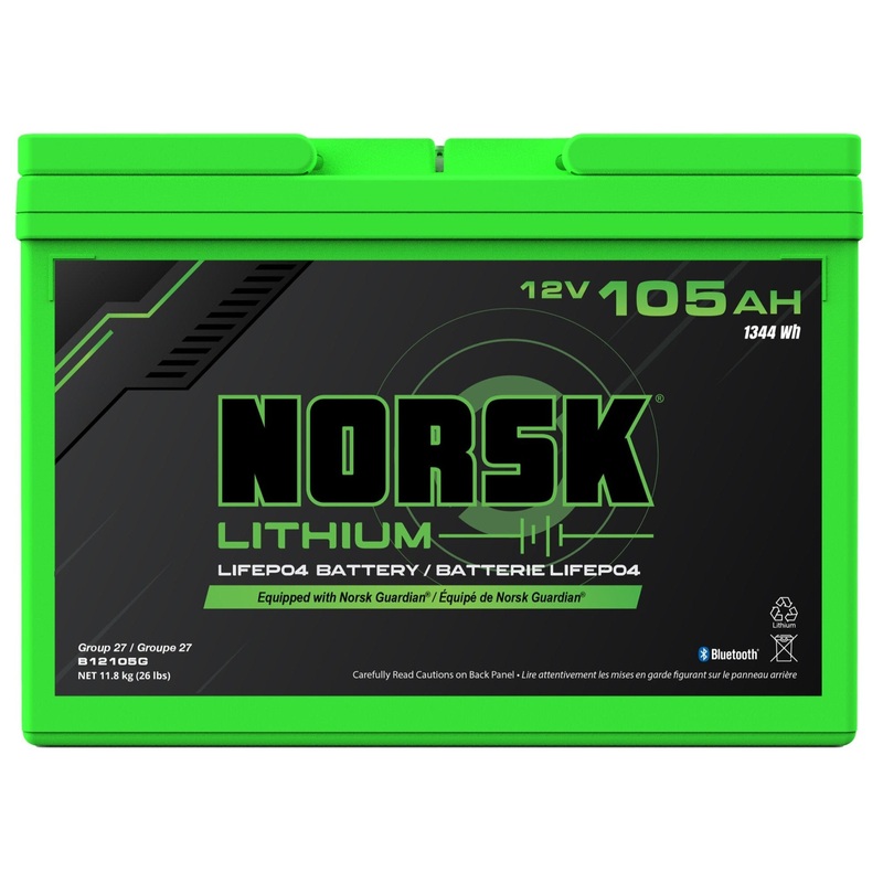 Norsk Lithium 12V Standard Batteries