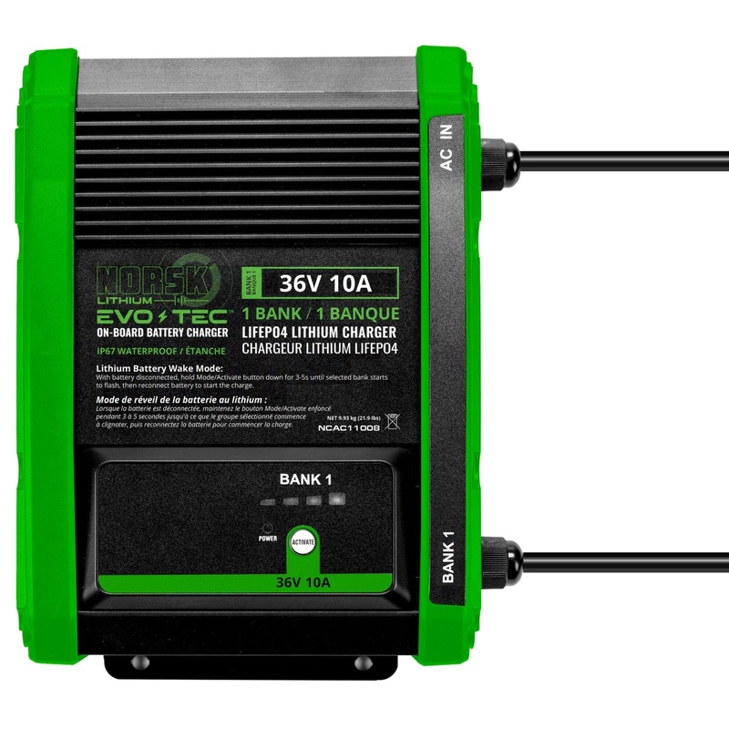 Norsk Lithium EVO-TEC 1 Bank Onboard Chargers