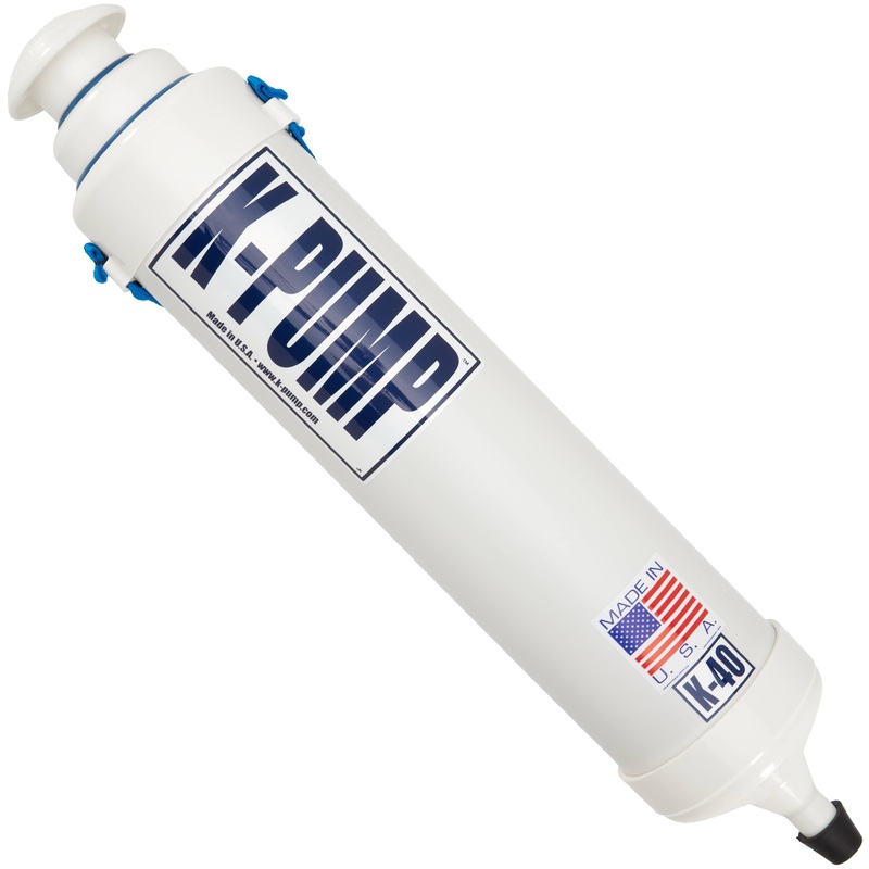 NRS K-Pump Hand Pump 40|White|Gray
