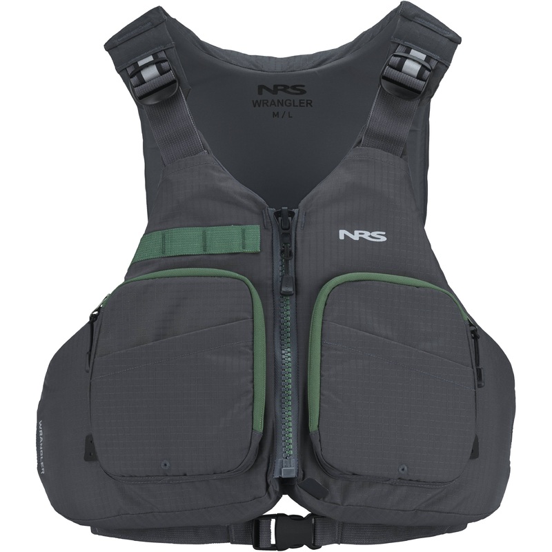 NRS Wrangler PFD|XS/M|M/L|XL/XXL|Charcoal|Forest