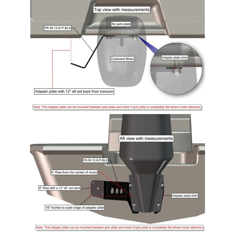 Power-Pole Single Motor-Mounted Adapter Plate Kit