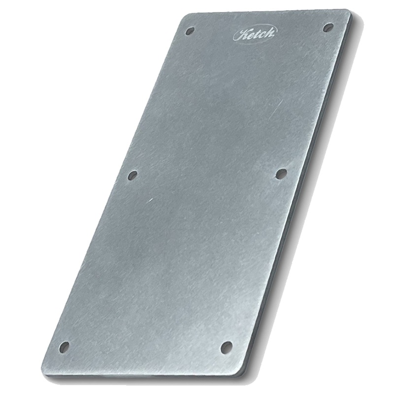 Ketch Triple Rod Tube Delete Plate for Hobie PA 14 Kayaks