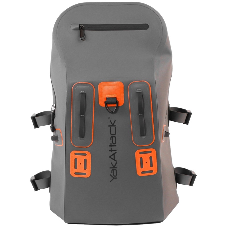 YakAttack Backwater DryPak|Grey / Orange|Green / Orange