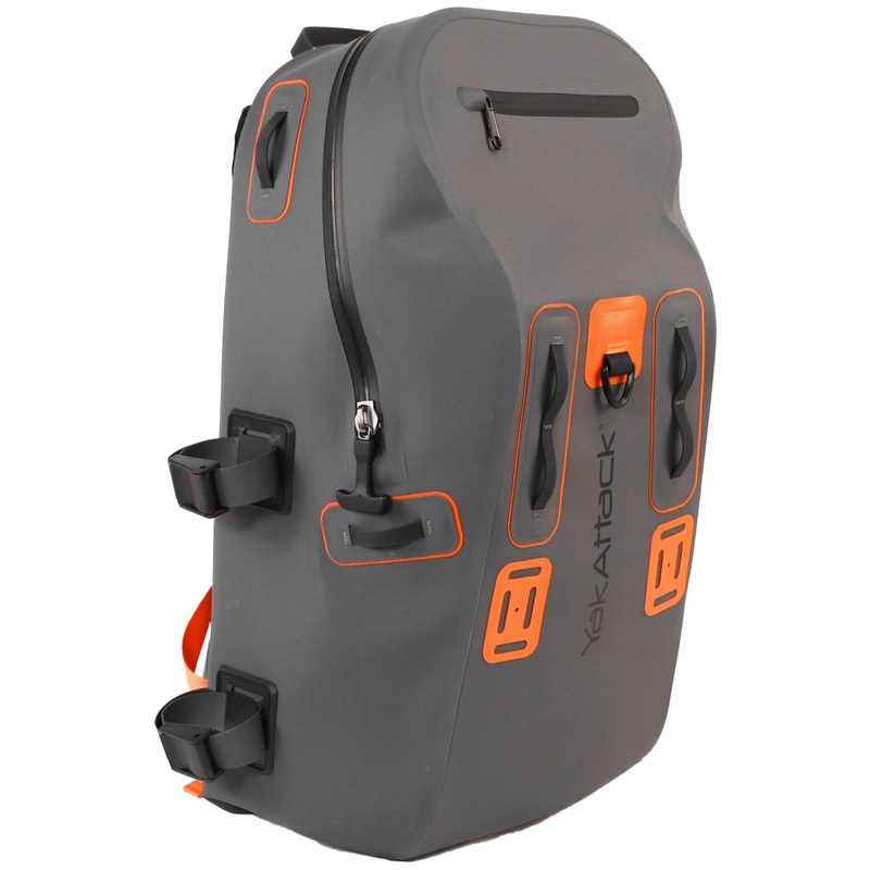 YakAttack Backwater DryPak|Grey / Orange|Green / Orange