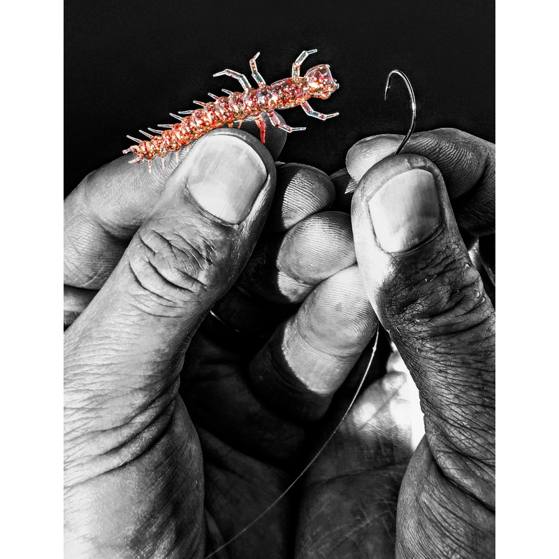 Case LiL Hellgrammite|Black|Chartreuse Pumpkin|Frog Orange|Green Frog|Green Pumpkin|Green Pumpkin UV Added*|Natural|Pumpkin Seed|Roadkill|Smoke Red Gold|Watermelon Red