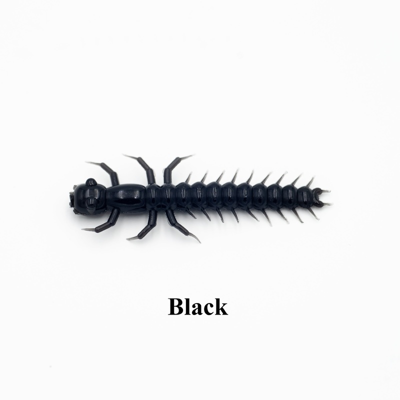 Case LiL Hellgrammite|Black|Chartreuse Pumpkin|Frog Orange|Green Frog|Green Pumpkin|Green Pumpkin UV Added*|Natural|Pumpkin Seed|Roadkill|Smoke Red Gold|Watermelon Red