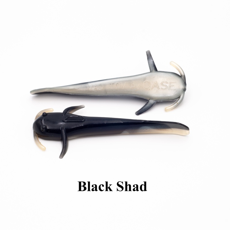 Case Mad Tom|Black|Black Shad|Clear Gold Flake|Ghost|Green Pumpkin|Mustard Chartreuse|Natural|Northern|Pearl|Pumpkin Seed|Red Shad|Root Beer Green Flake|Smoke Purple|Watermelon|Watermelon Red