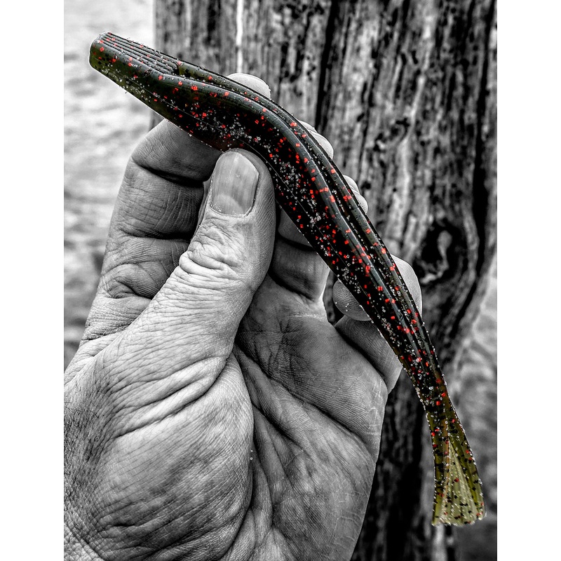 Case Sinkin Salty Super Shad|Bubble Gum|Green Pumpkin|Pearl Hologram|Smoke Silver|Watermelon Red|White Pearl