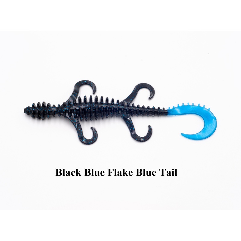 Zipper Lizard|Black Blue Flk w/Blue Tail|Black w/ Large Gold Flk.|Chartreuse Sparkle|Green Pumpkin|June Bug Chartreuse|Pumpkin Chartreuse|Red Sally|Sour Grape|Watermelon|Watermelon Red