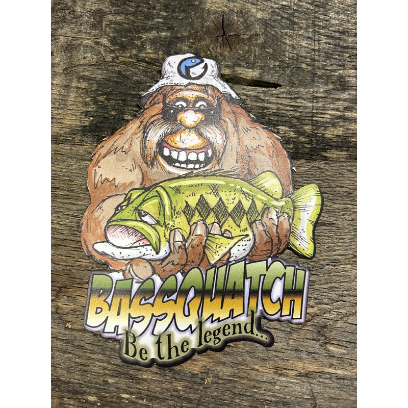 Bassquatch-Be the legend Decal …