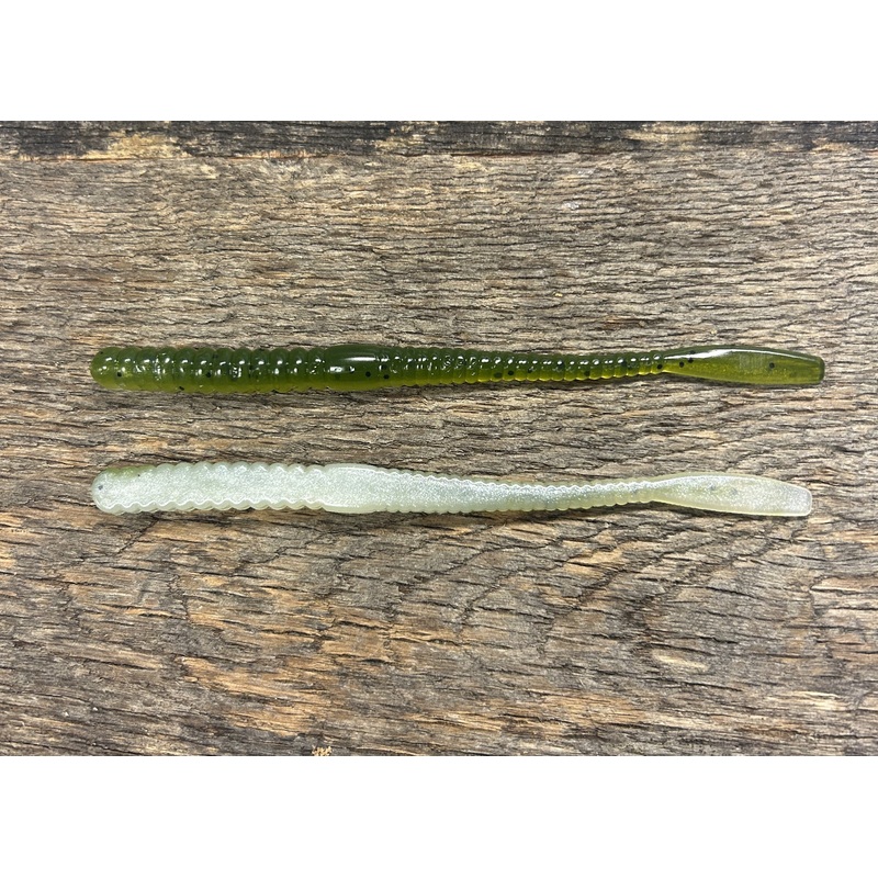 Case Shimmy Shake Worm|Baby Bass|Black w/ Blue Flk.|Green Pumpkin|Junebug