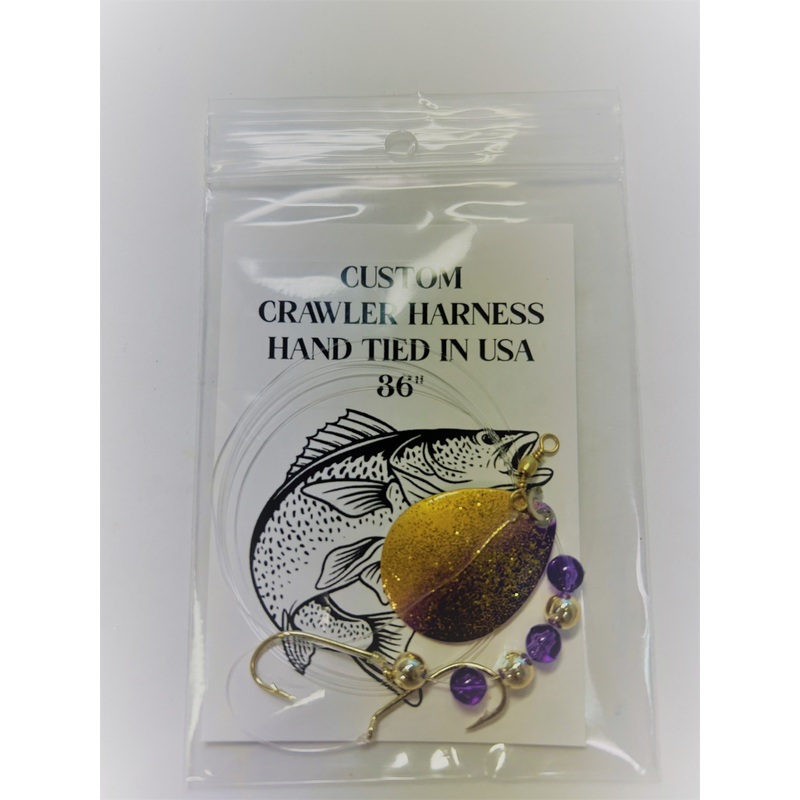 Custom Crawler Harness hand tied 36 from Fishing Complete