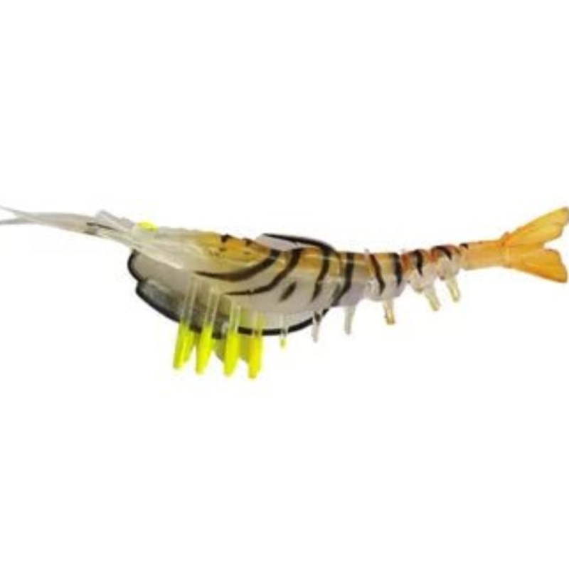 Gfin Crazy Shrimp Soft Plastic Baits With Jig Head | 5 Inch |