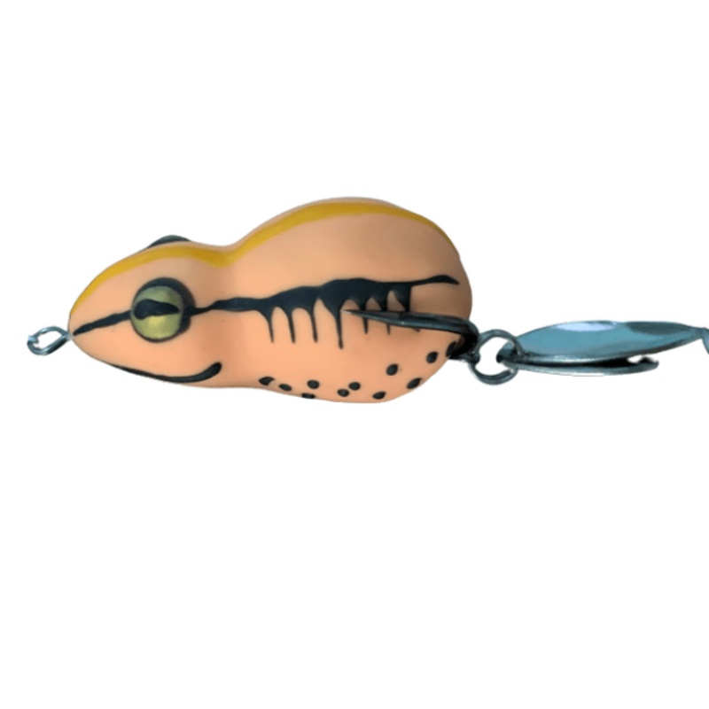 Lures Factory Bhupathy Rubber Frog Series Topwater | 4 Cm , 1.57 Inch | 7 Gm | Floating