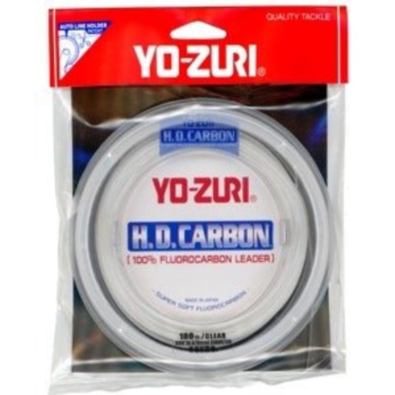 Yo-Zuri H.D. Carbon Fluorocarbon Leaders | 27Mt / 30Yd | Clear |