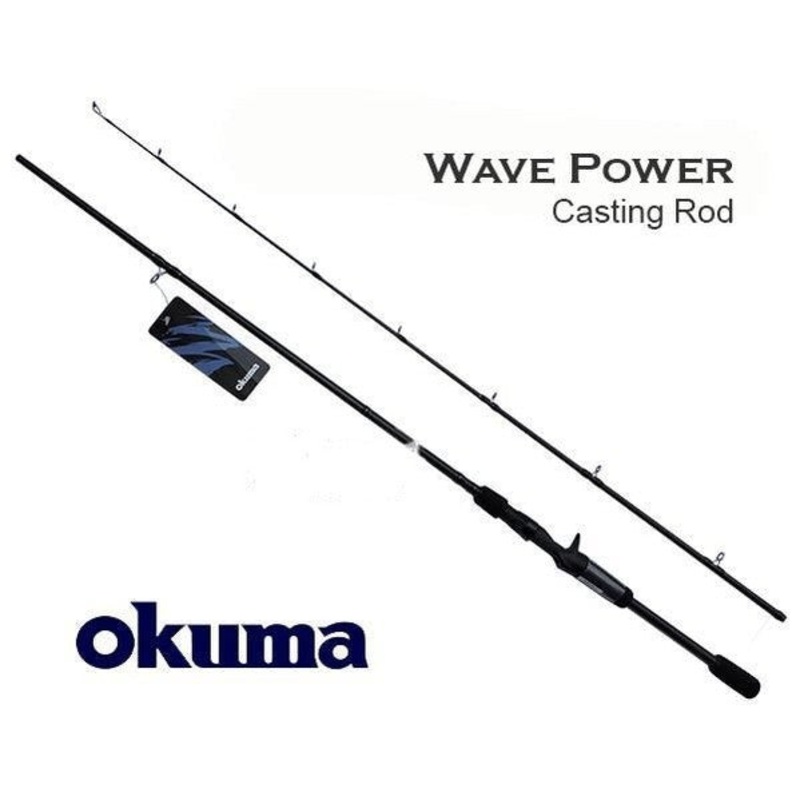 Okuma Wave Power Baitcasting Rod | 6.6 Ft | 7 Ft |