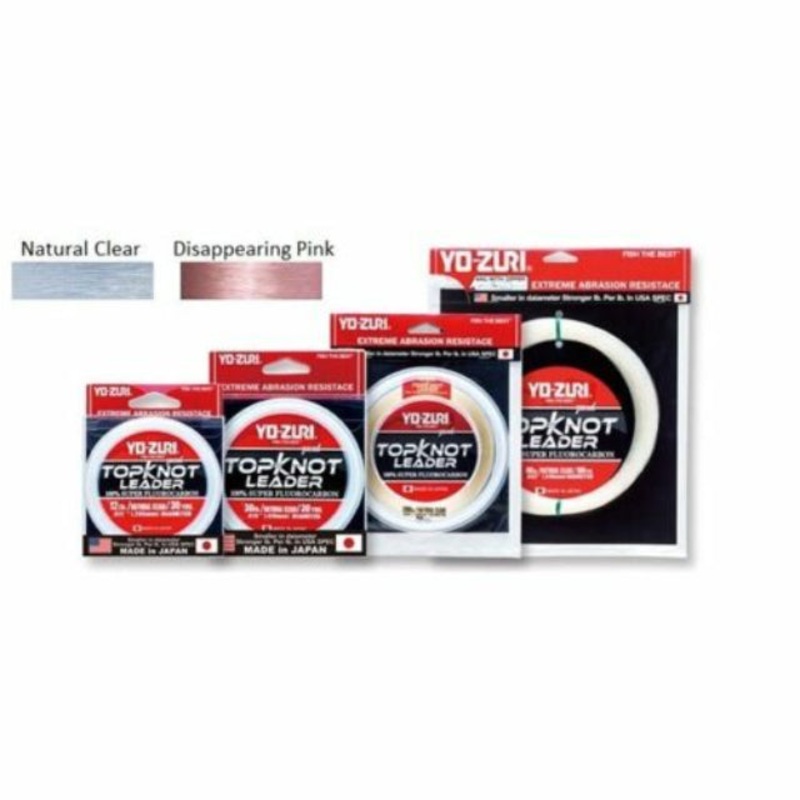 Yo-Zuri Topknot Fluorocarbon Leaders | 27Mt / 30Yd | Clear |