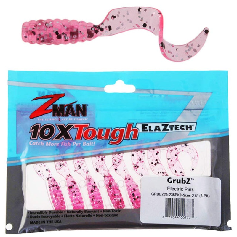 ZMan GrubZ Soft Plastic Baits | 3.5 Inch | 6 Pcs Per Pack