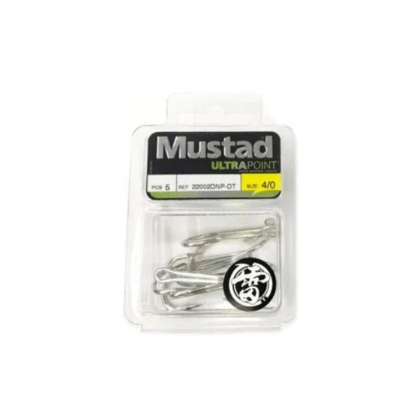 Mustad Ultrapoint Double Hooks 22002DNP-DT | Size 5/0 | 5 Pcs Per Box