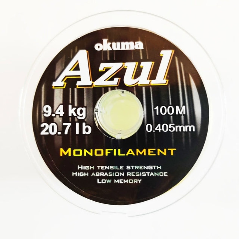 Okuma Azul Monofilament Line | 100Mt / 110Yd | Olive Green | 10 Connected Spools |
