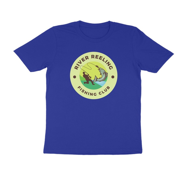 Men’s Angling T-Shirt’s -River Reelig Fishing Club | Round Neck | Short Sleeves