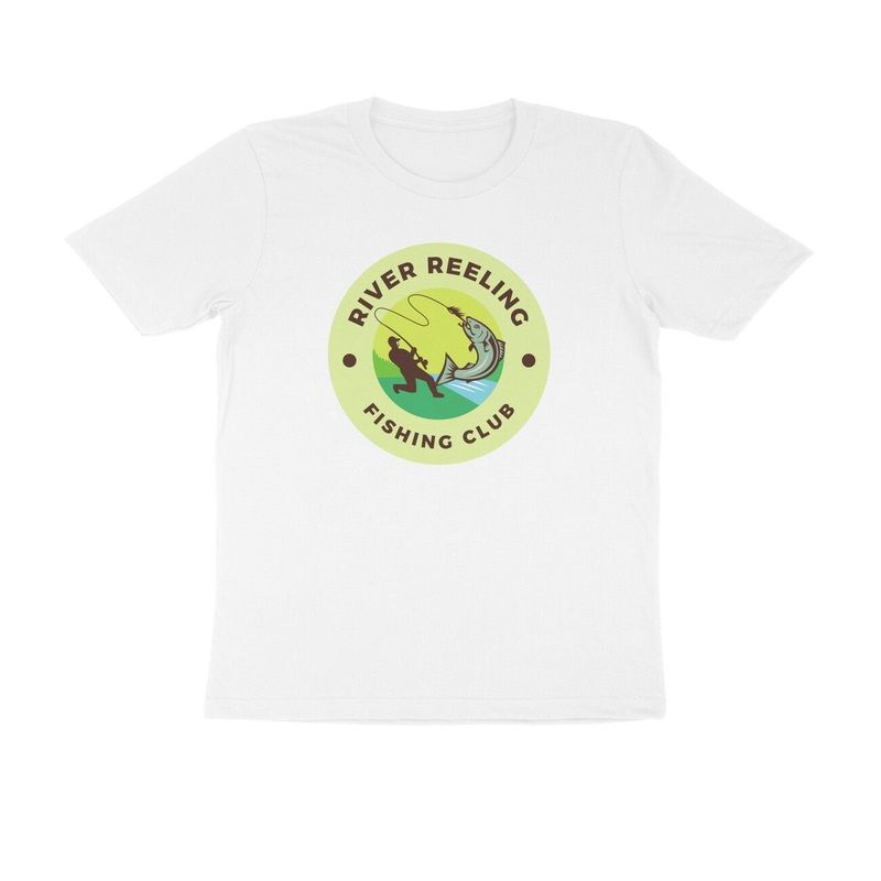 Men’s Angling T-Shirt’s -River Reelig Fishing Club | Round Neck | Short Sleeves