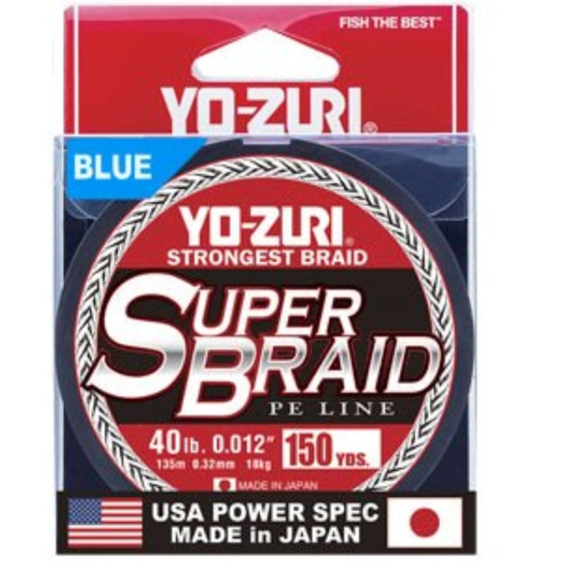 Yo-Zuri Super Braid Braided Fishing Line | 135Mt / 150Yd | Dark Green |