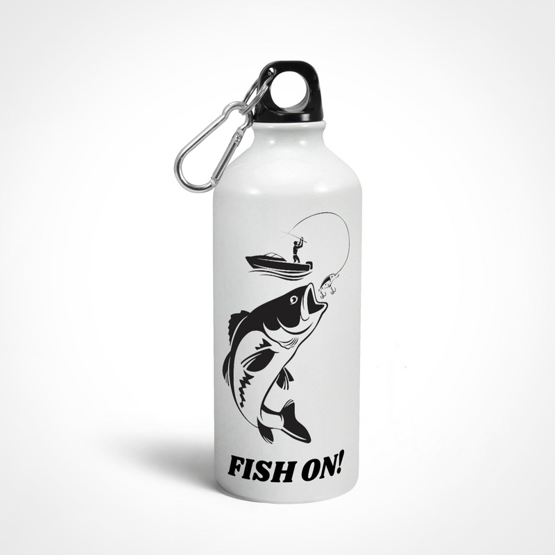 Anglers Hydration Water Bottle | Fish On | 600 Ml & 750 ML