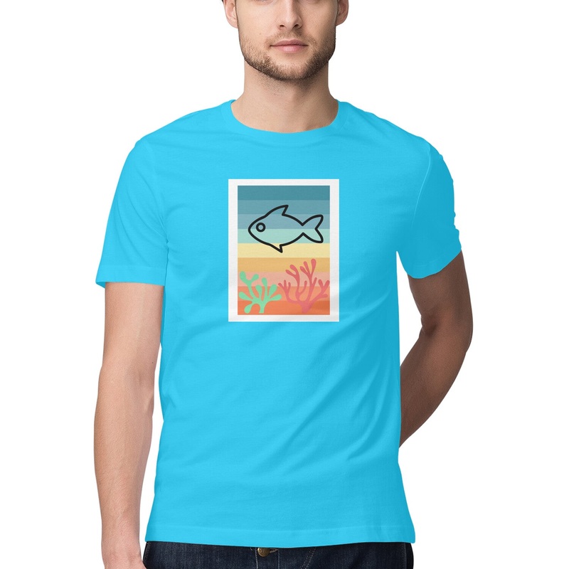 Men’s Angling T-Shirt’s | The Ocean Series | Swim Fish | Round Neck | Short Sleeves |