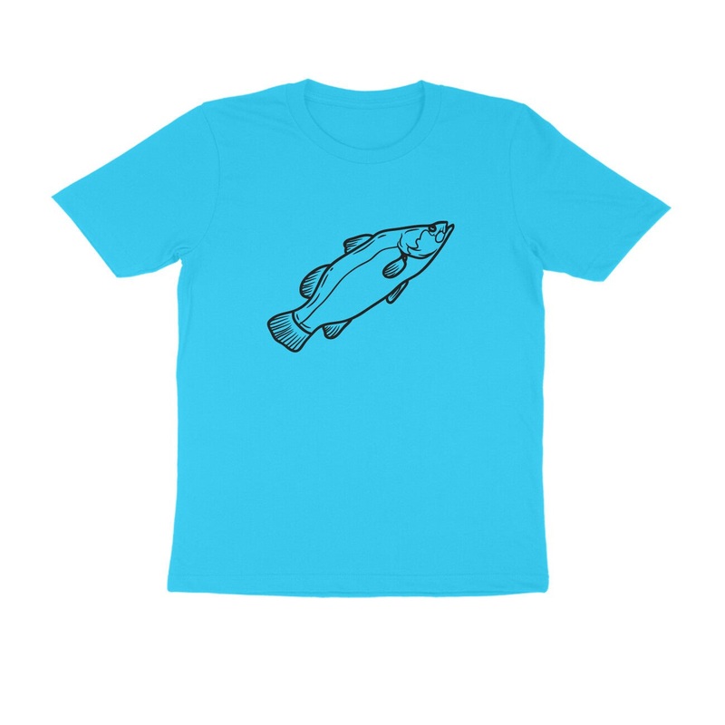 Men’s Angling T-Shirts – Classic Barramundi – Round Neck | Short Sleeve