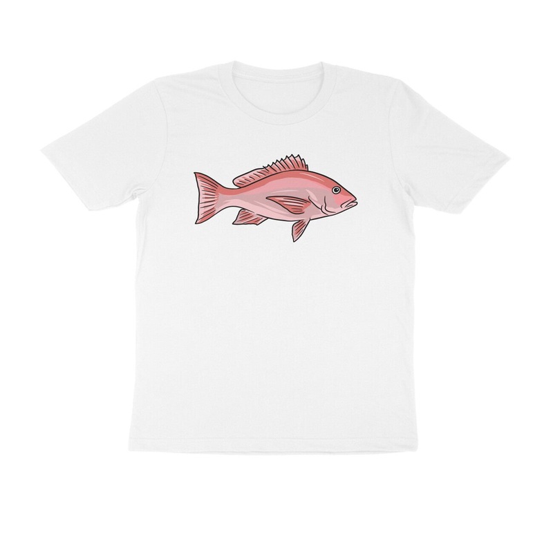 Men’s Angling T-Shirts – Red Snapper 2 | Round Neck | Short Sleeves