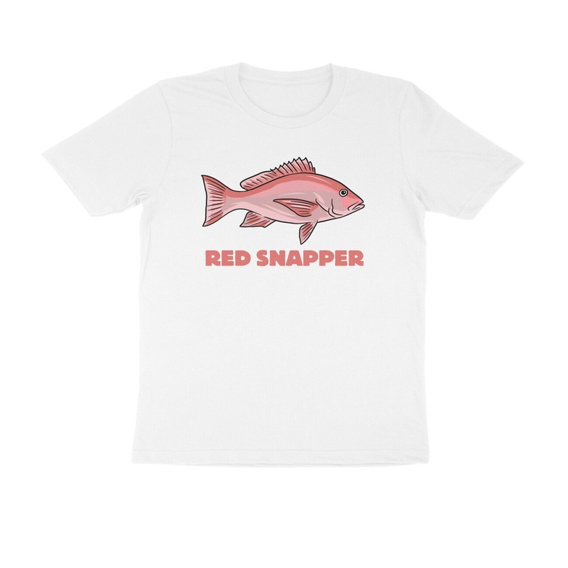 Men’s Angling T-Shirts – Red Snapper | Round Neck | Short Sleeves