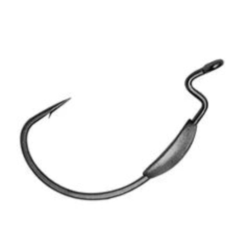 VMC Heavy Duty Leaded Texan Single Hooks | Weedless Jigheads | 7317LD | Qtt: 4 – 5 Per Pack
