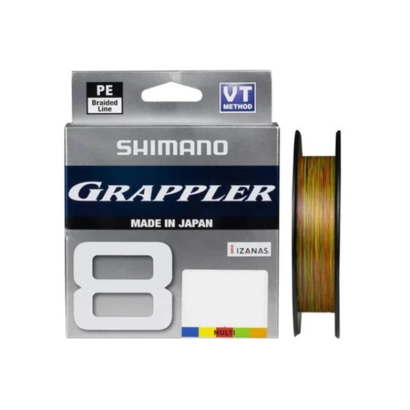 Shimano Grappler 8 Premium PE Braided Line | Popping Line | 300Mt / 320Yd | Multicolour |