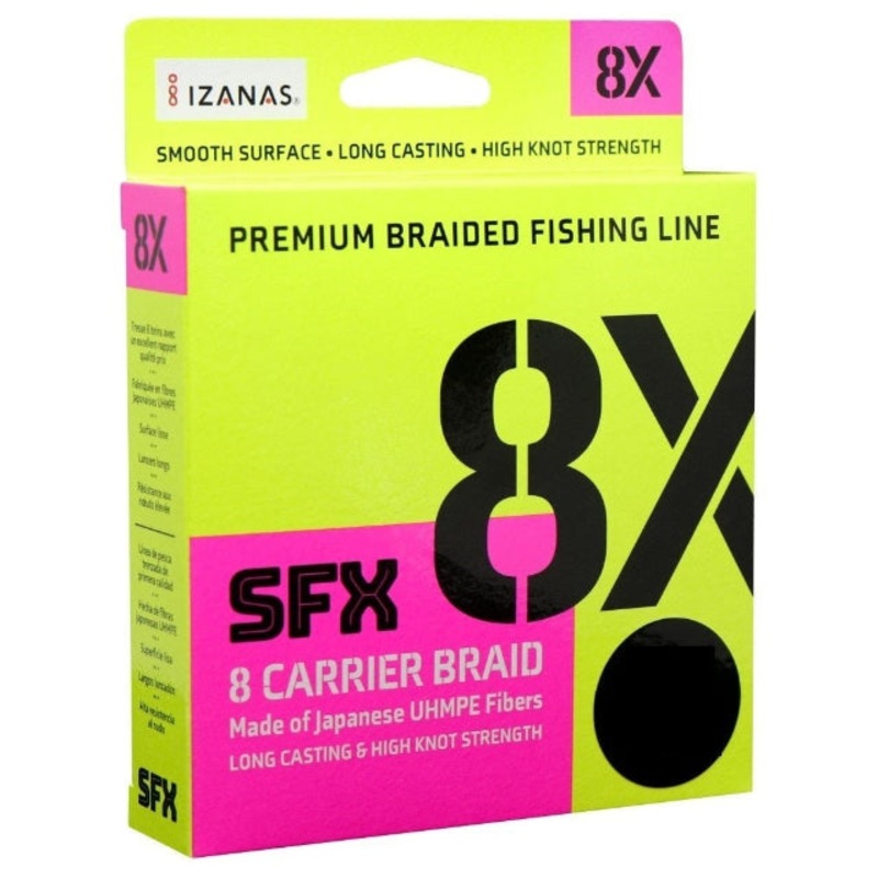 Sufix SFX8 Carrier Braid | 270Mt / 300Yd | Low-Vis Green |