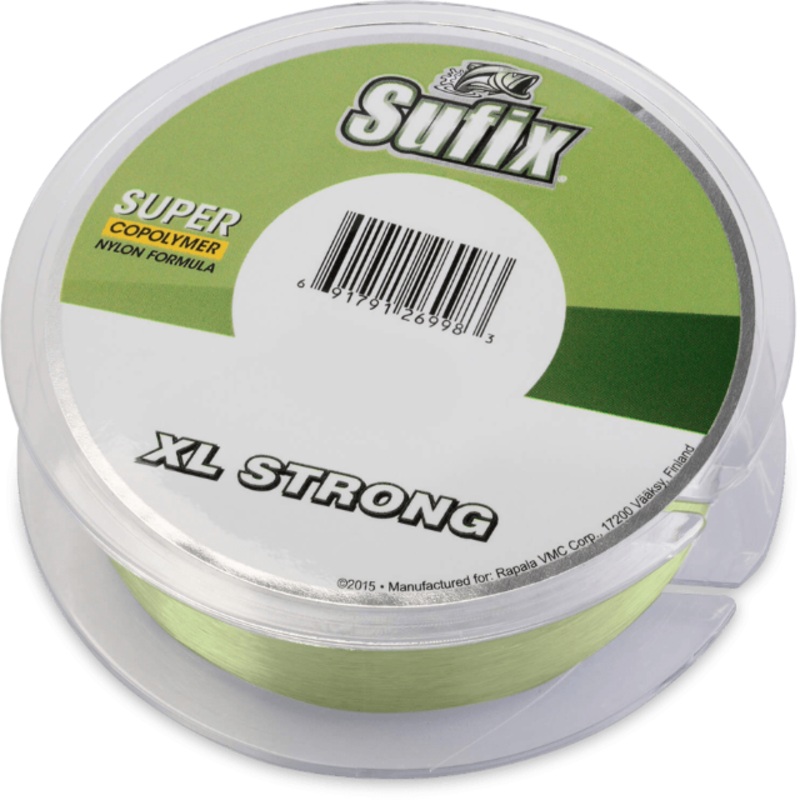 Sufix XL Strong Nylon Monofilament Line | 100Mt / 110Yd | Smoke Green | 10 Connected Spools |