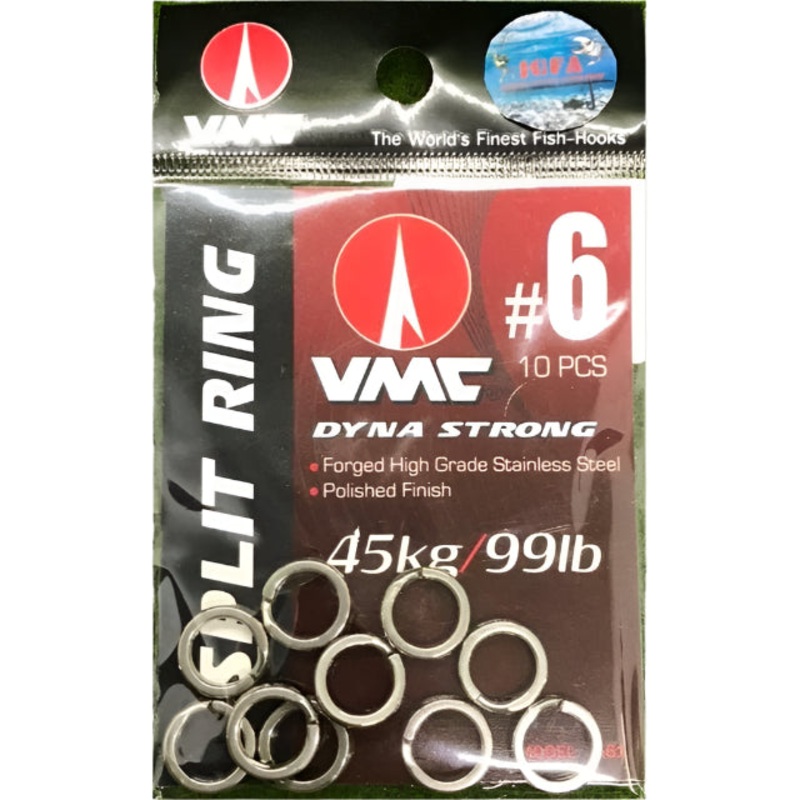 VMC Dyna Strong Split Rings | 10 Pcs Per Pack
