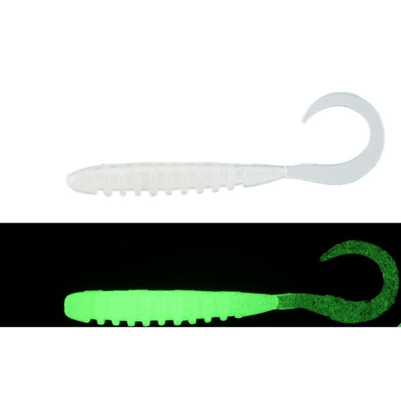 Jackall Tide Curly Soft Lure | 2 Inch | 8 Pcs Per Pack |