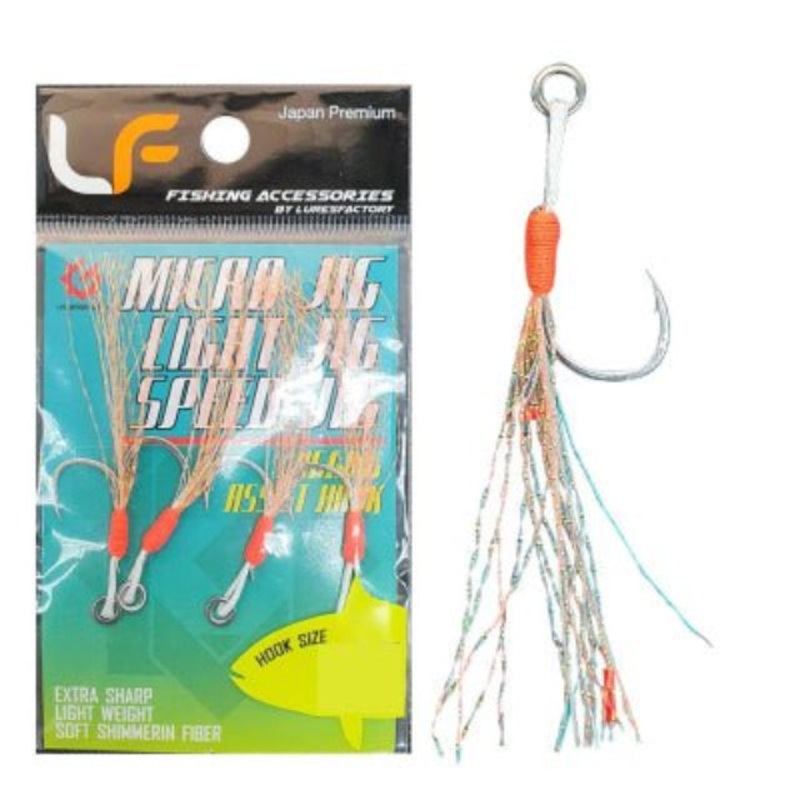 Lures Factory Underground Micro Jig Assist Hooks | 4 Pcs Per Pack |