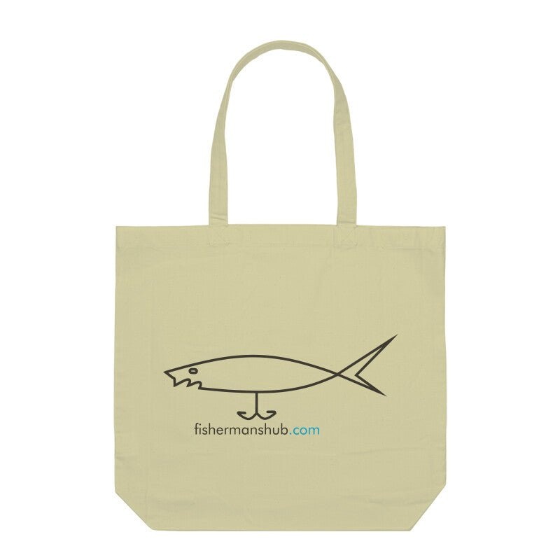 Fishermanshub.Com Logo Anglers Tote Bags