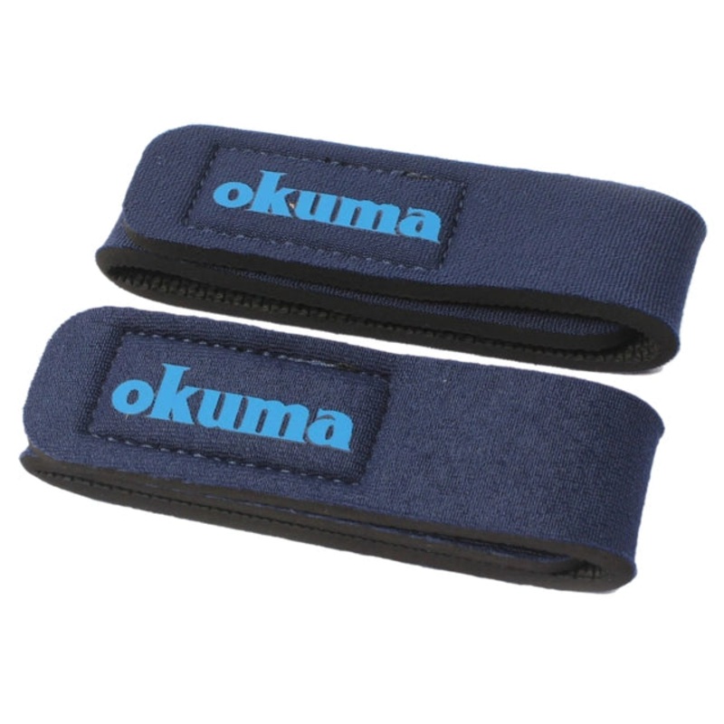 Okuma Neoprene Rod Strap | Blue | Pack Of 2 |